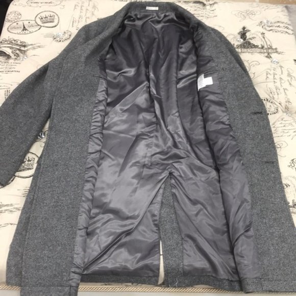 Nordstrom Rack Easton Basketweave Trim Fit Coat - Picture 6 of 8